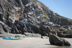Deserted beach Sea Kayaking holidays